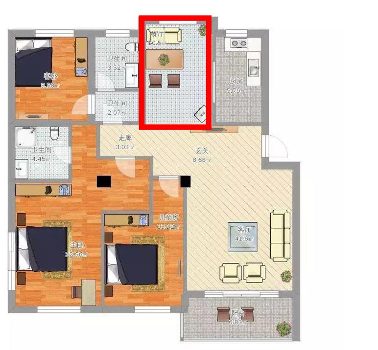 最人性化的户型设计,这可能就是几年后流行的装修设计