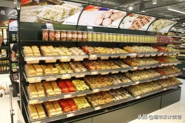 超市食品陈列摆放效果图,超市休闲食品创意陈列图片