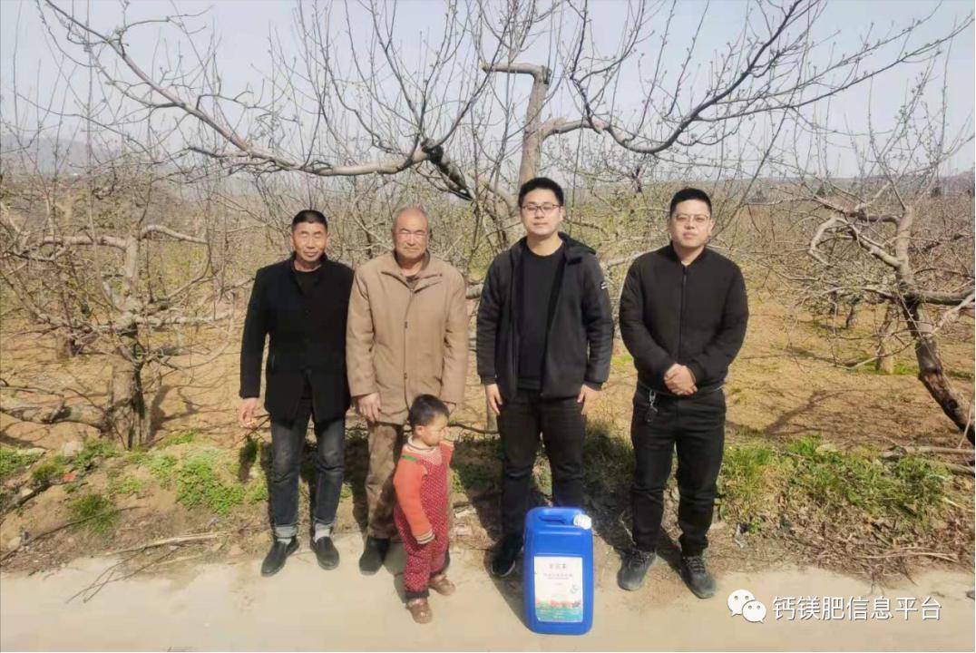 2021河南灵宝苹果硝基钙镁液体肥试验示范开启