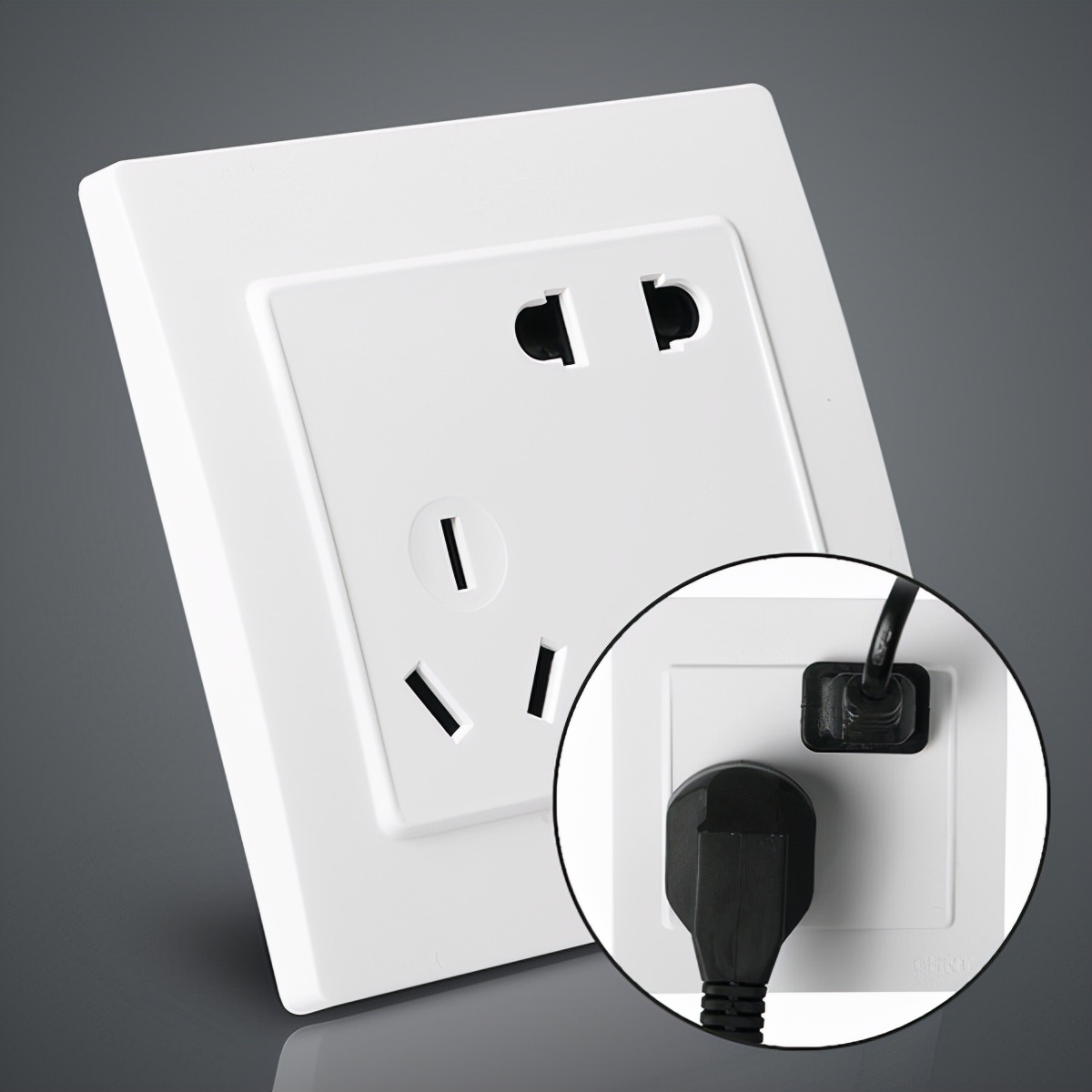 电视下方多个插座应该装什么开关,客厅电视位置留几个插座