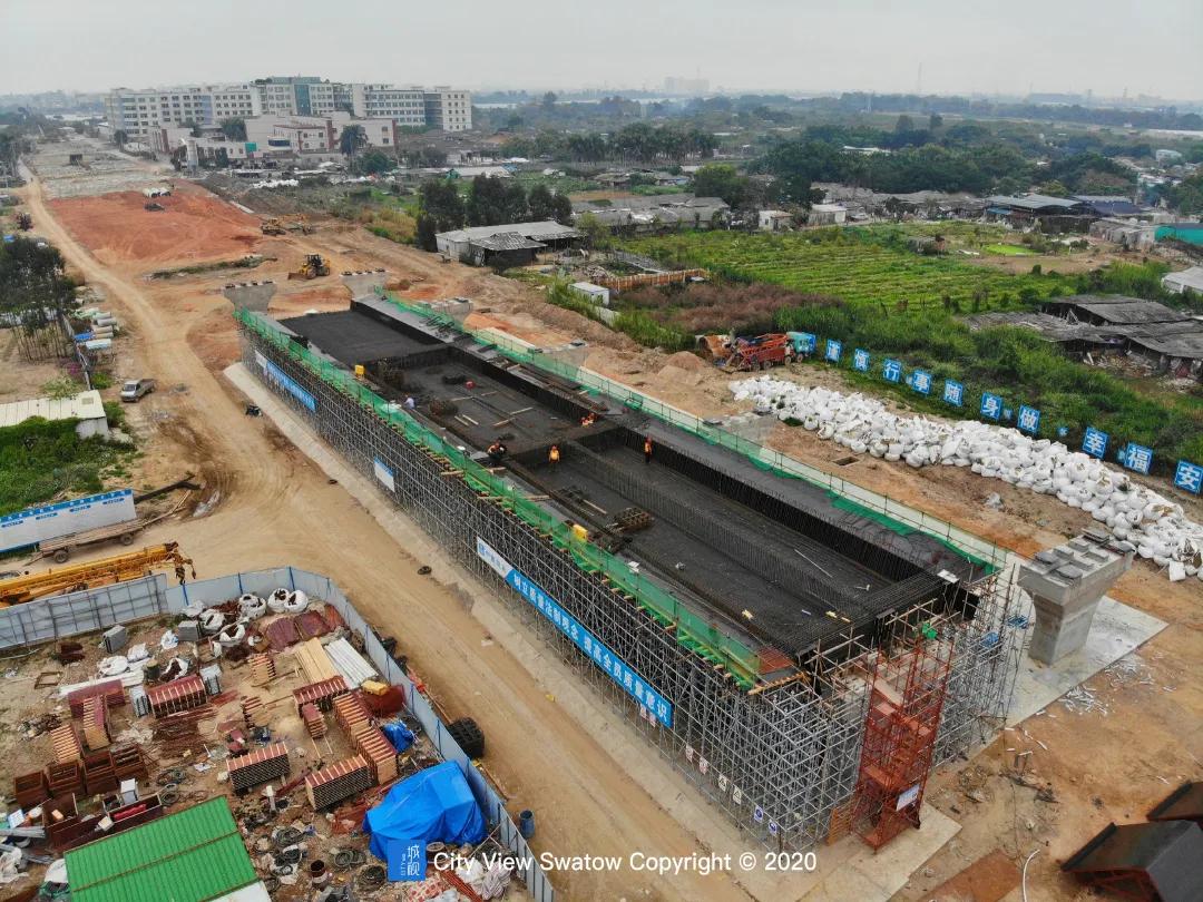 汕头城视,汕头市汕北大道互通立交规划图片