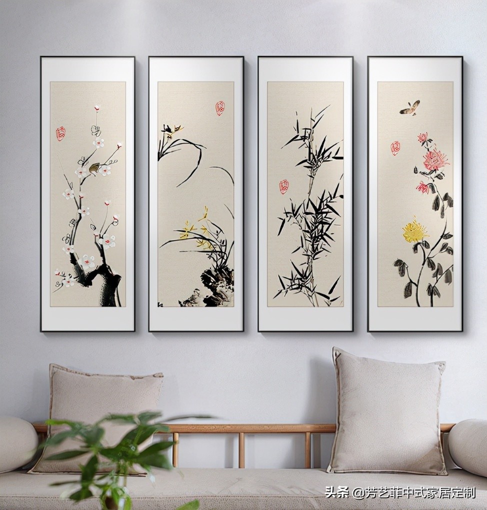 中式艺术挂画,中式字画挂画