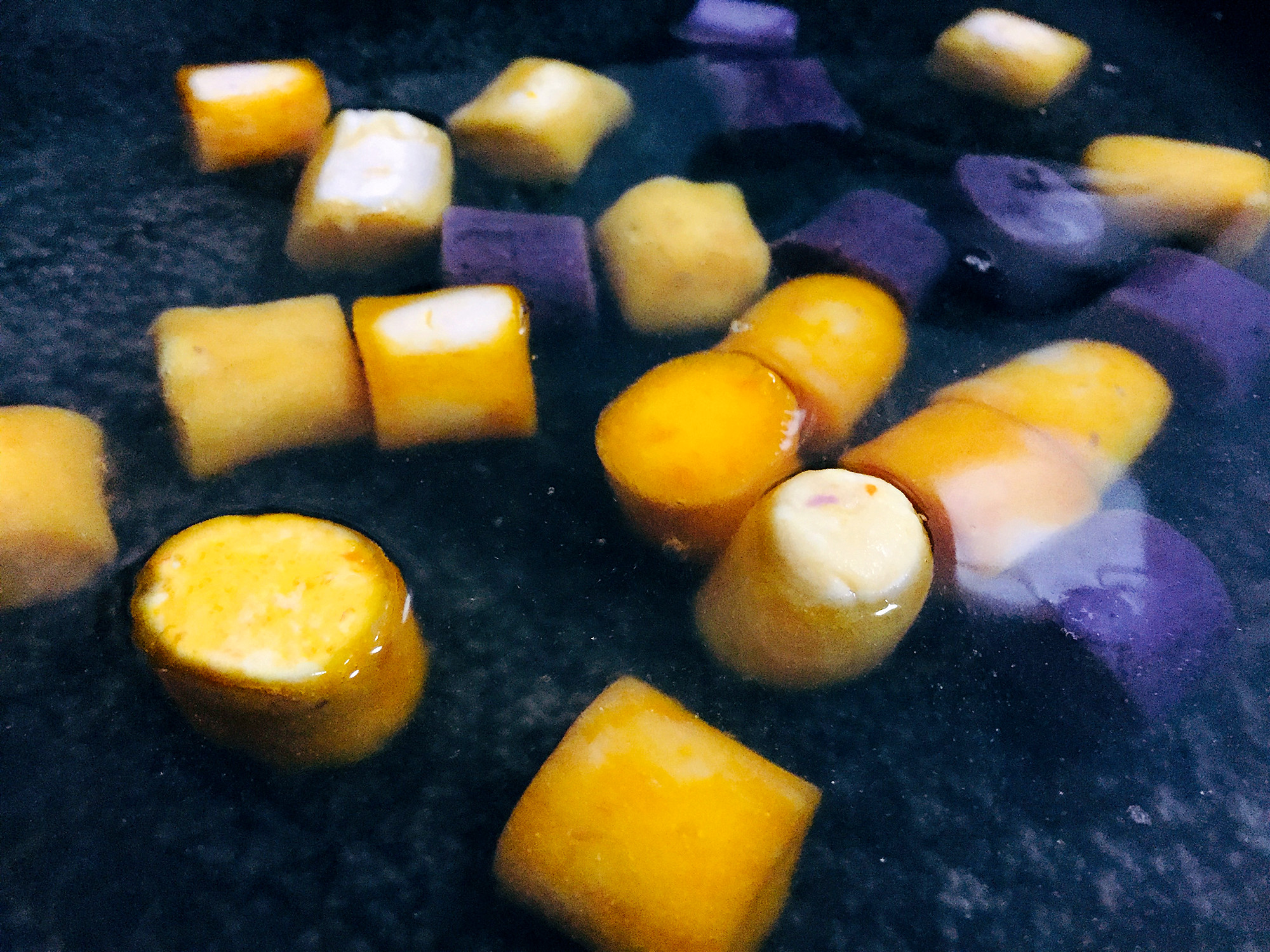 三色芋圆做法教程糯米粉,三色芋圆做法不用木薯粉