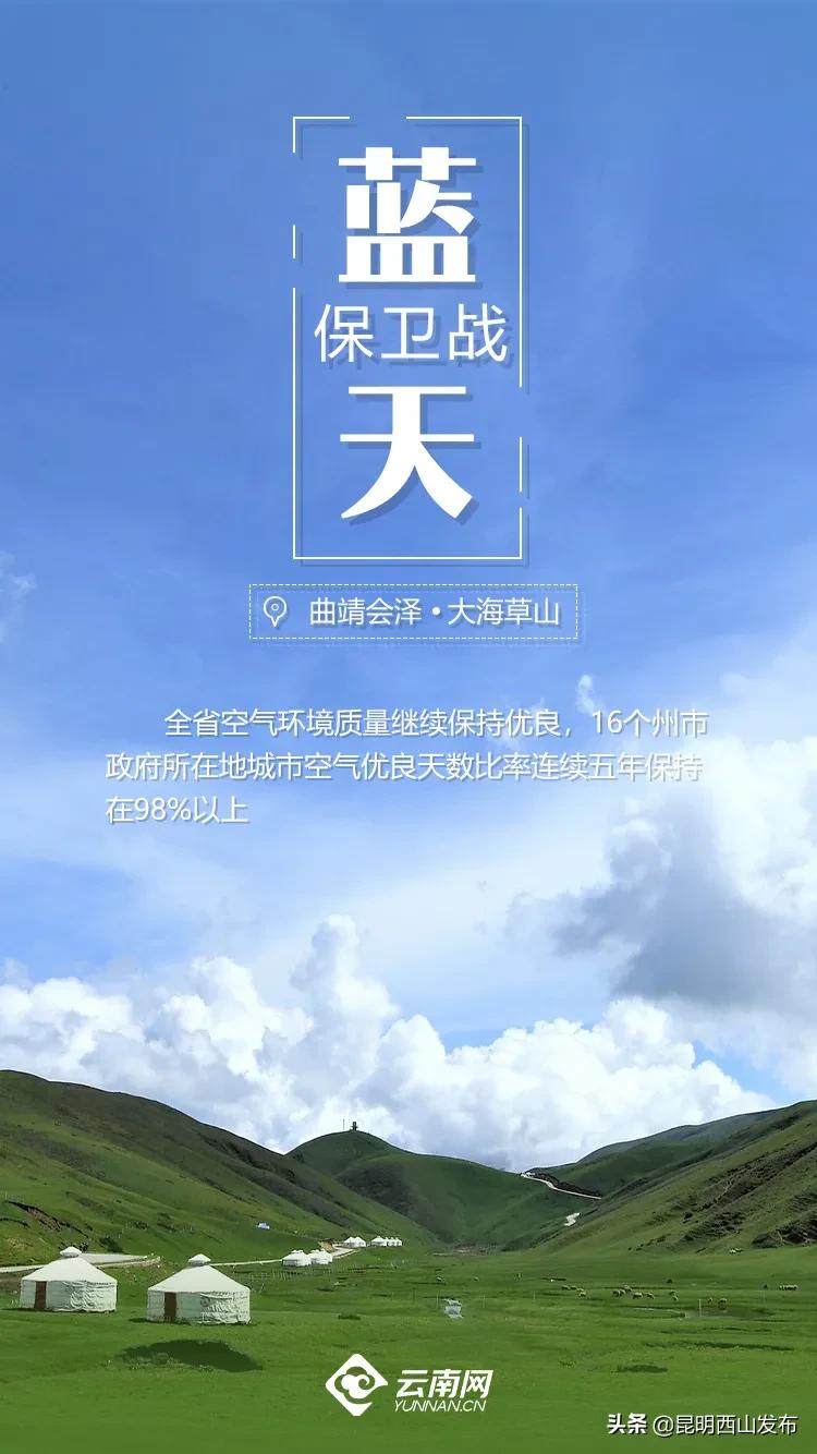 生态文明美丽云南,青山绿水蓝天白云美丽云南