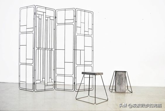 裁剪山河入画屏，创意屏风设计