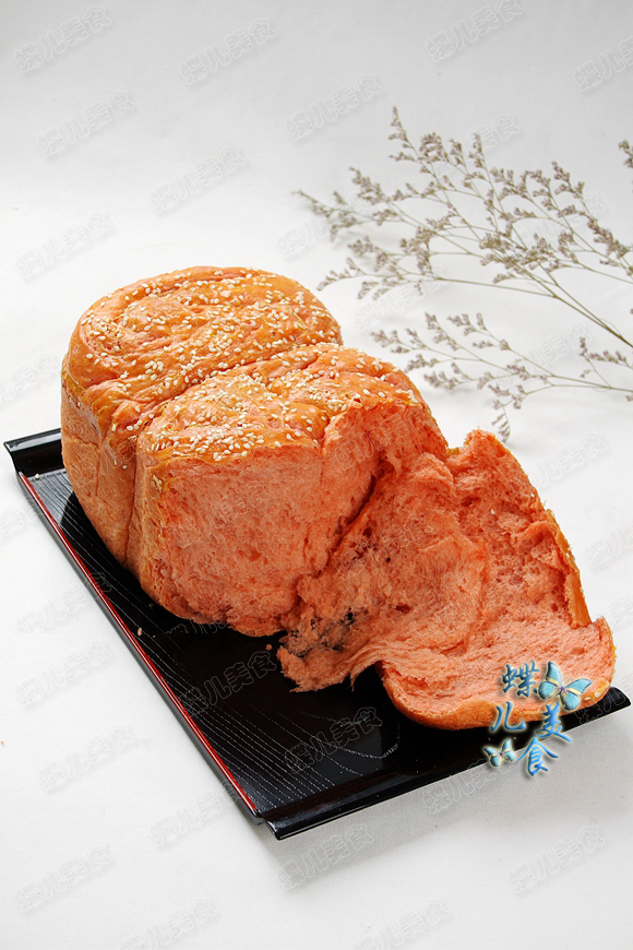 小小面包机，轻松搞定一家人早餐主食：红曲米粉手撕面包