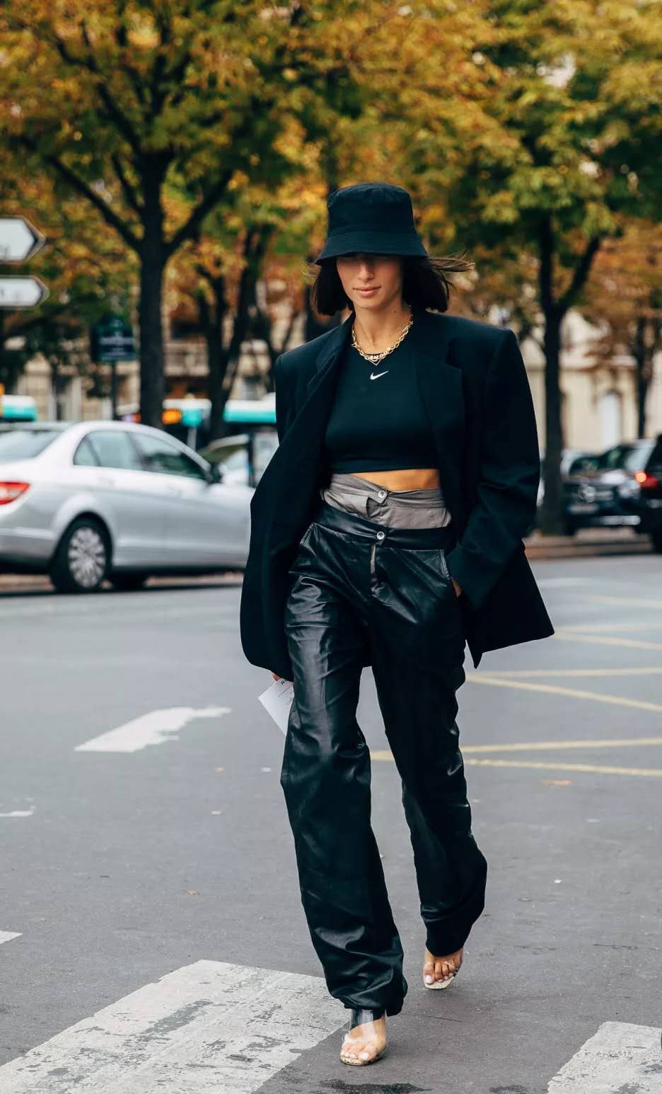 时髦显脸小必选渔夫帽,适合大脸短发的渔夫帽