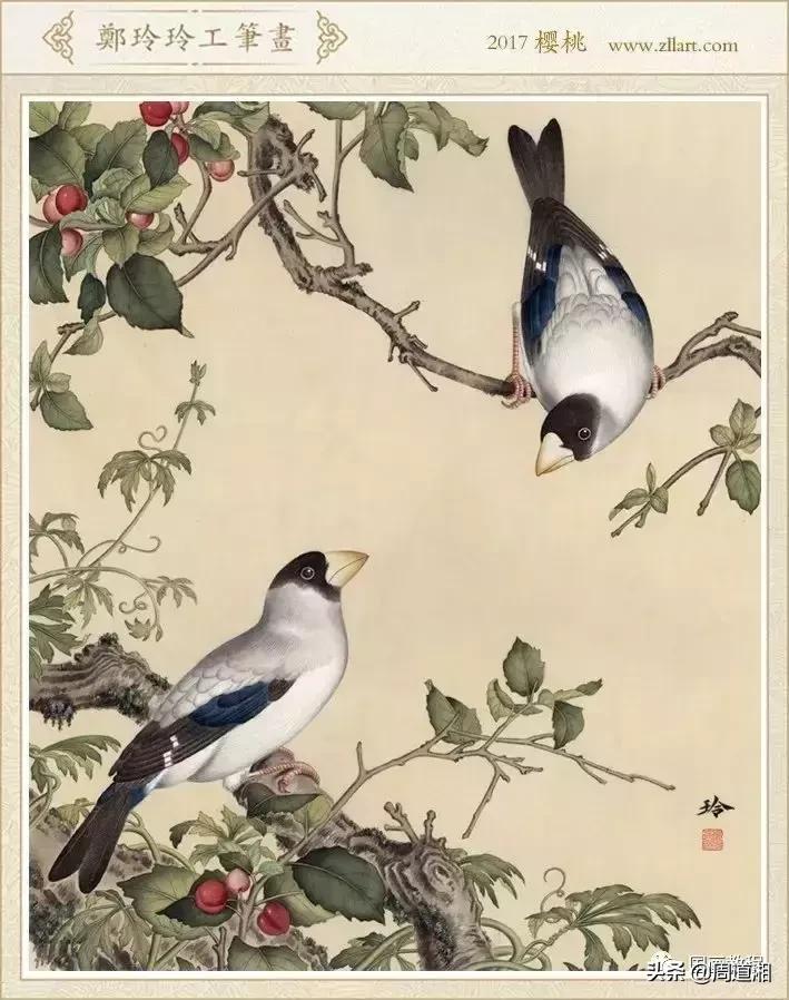 宋人工笔花鸟临摹步骤,工笔花鸟玉兰的画法