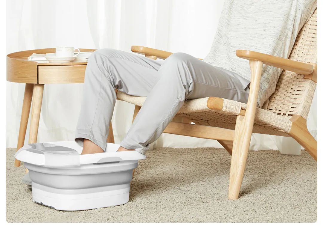 足浴盆自动加热可折叠,可加热折叠足浴盆