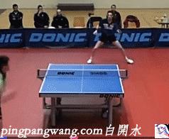 郝帅技术特点,郝帅张煜东侧身攻球