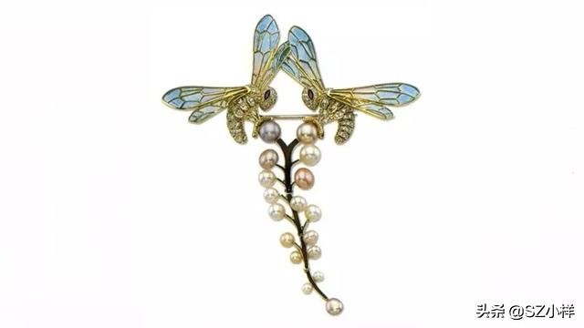 珐琅珠宝首饰设计,复古珐琅珠宝