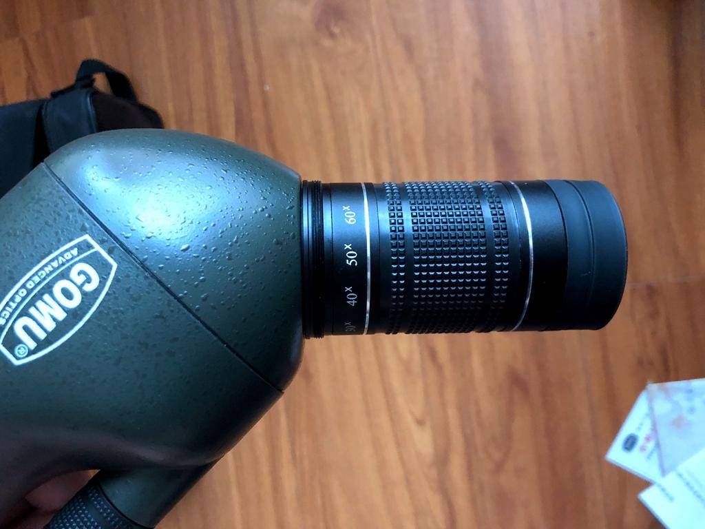 高牧观鸟镜评测,高牧20-60x60观鸟镜拆解