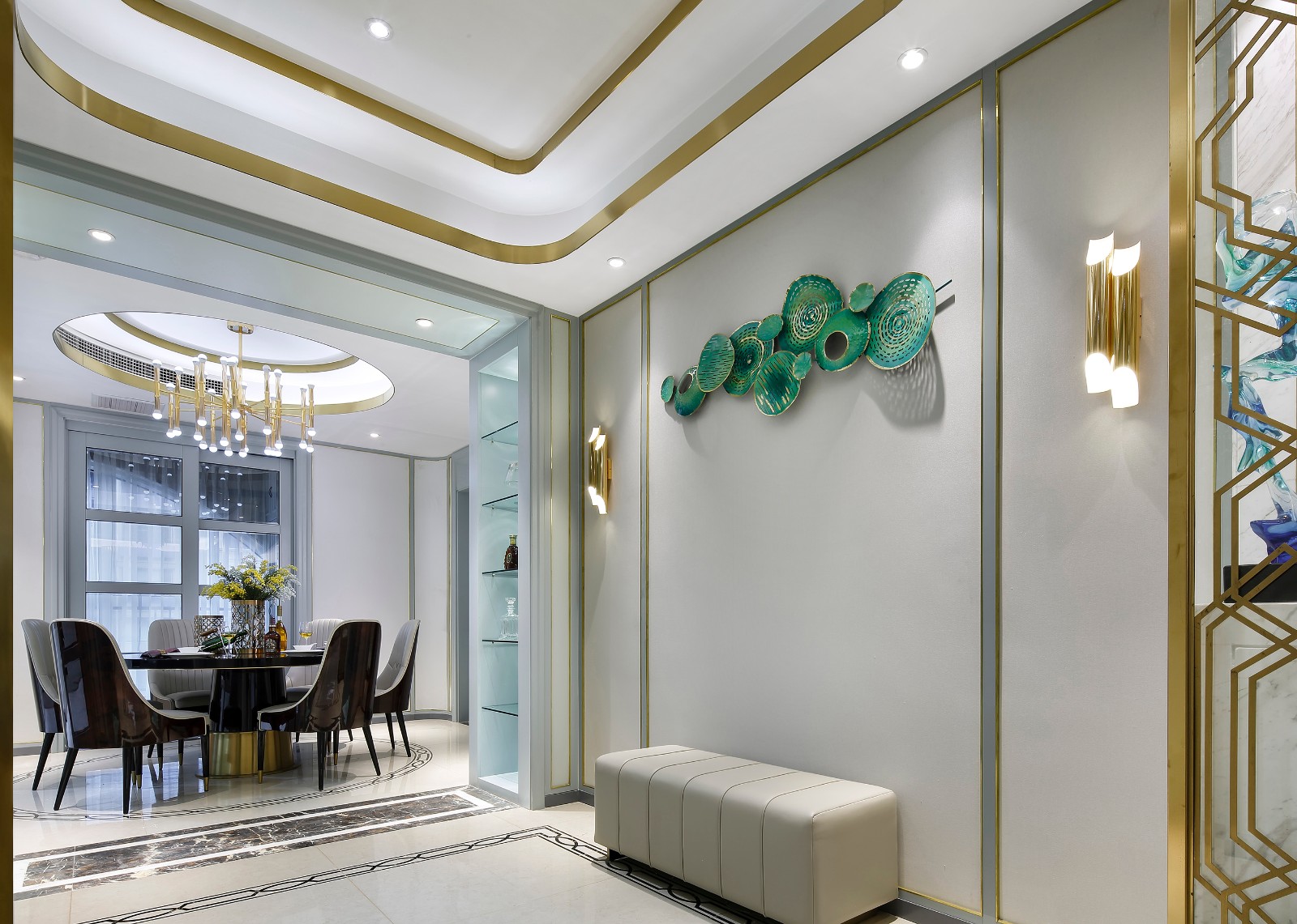 126平方轻奢设计,230平米轻奢设计图