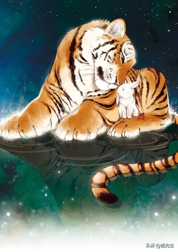 十二生肖接班图诗配画，又萌又暖，你喜欢自己的属相吗？