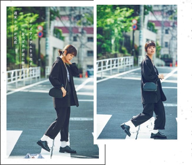 日系穿搭才是极简的典范,日系穿搭中性风穿搭