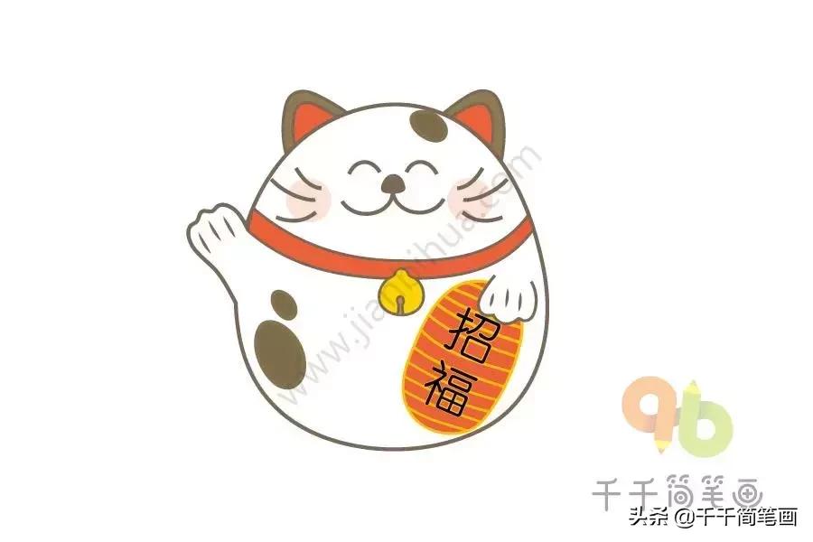 画画教程简单可爱卡通小猫的爪子,可爱小猫画法简单又好看