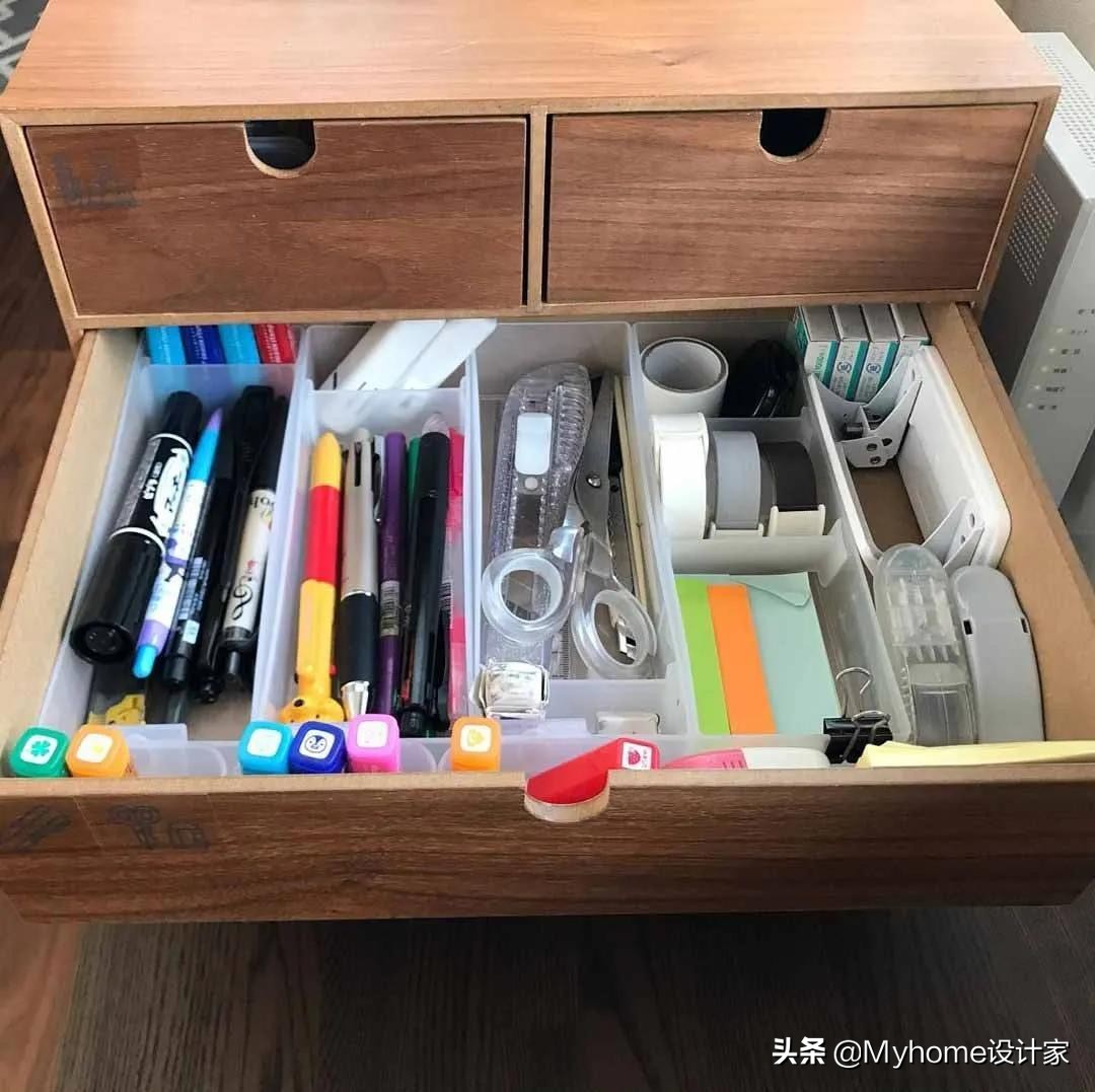 100件实用貌美书桌收纳,收纳书桌方法日本