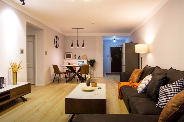 如熙高端定制,140平三室两厅两卫装修意式轻奢风