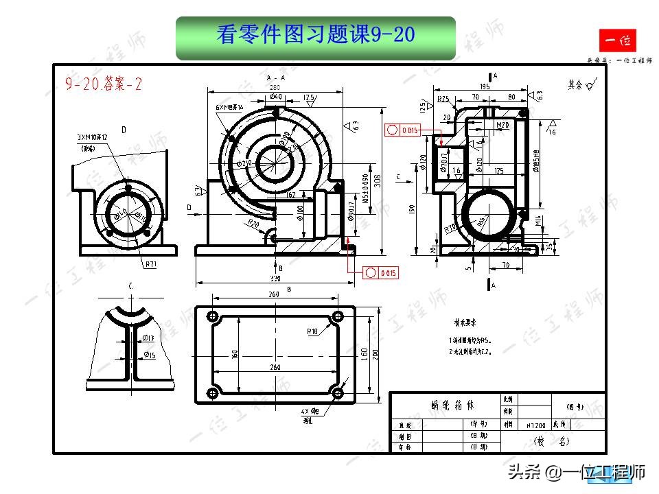 零件图基础知识,如何看懂机械零件图