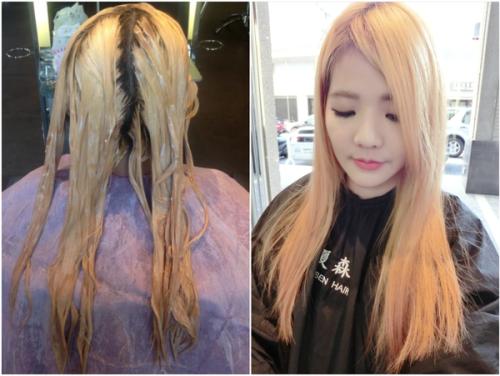 染发时漂色不均匀,染发漂和不漂有什么区别