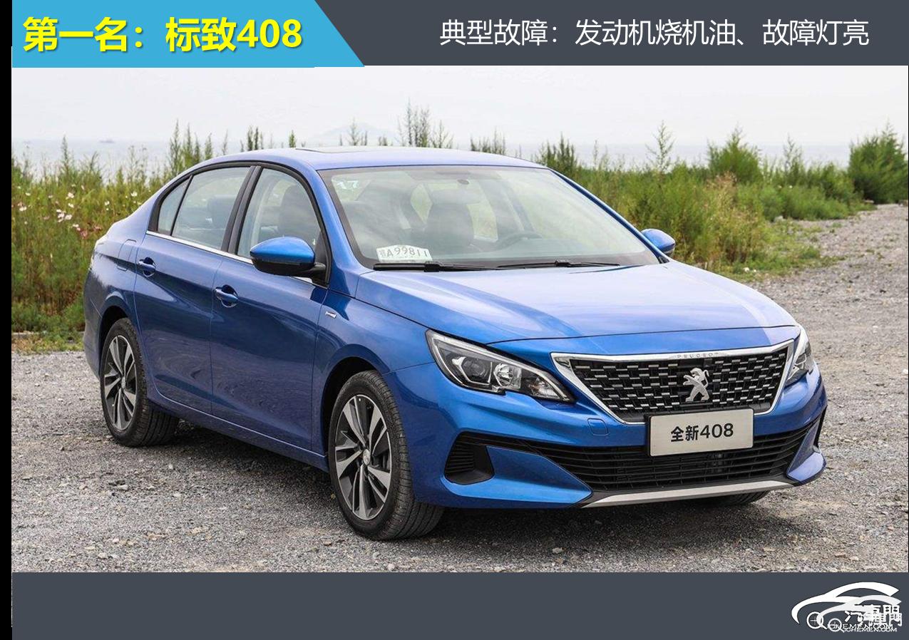 2019汽车发动机故障率排行榜,2021下半年紧凑级轿车投诉榜