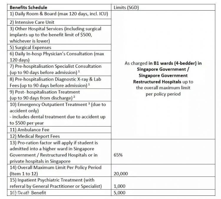 新加坡保险推荐学生险,新加坡学生保险
