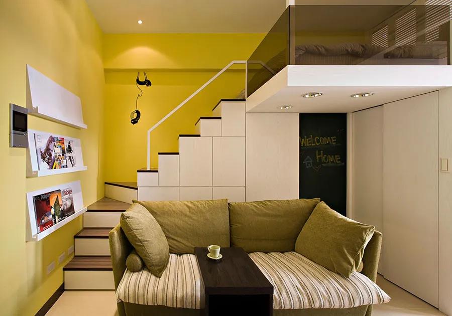 35平小户型一室改两室,23平米两层小户型改造