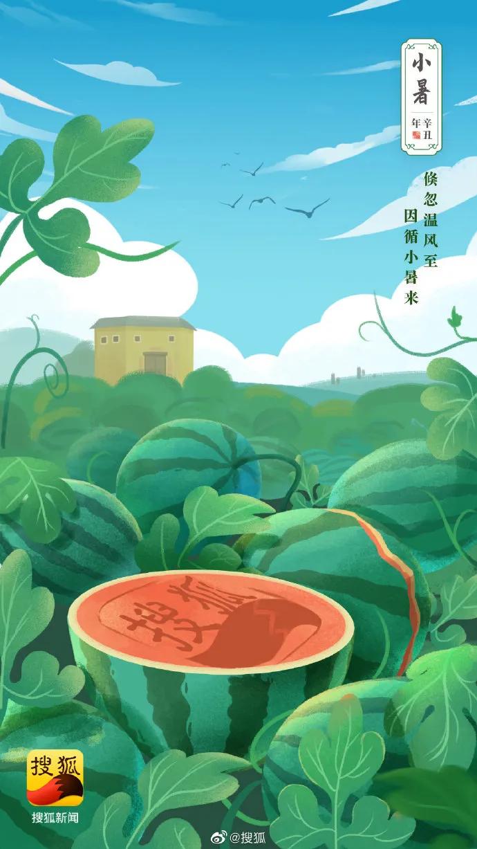 2021小暑品牌借势海报盘点，李子柒这次不灵了？