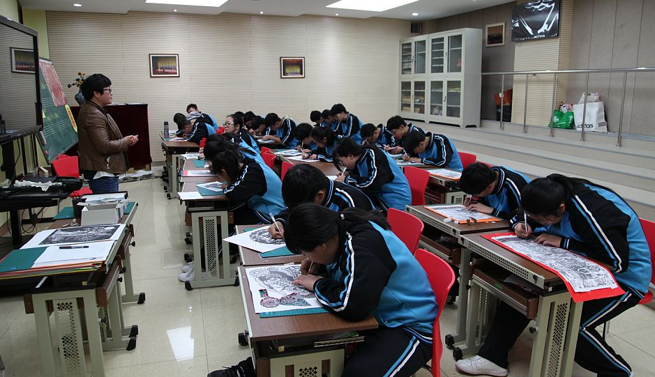 2019高中全景图,航拍二中青春