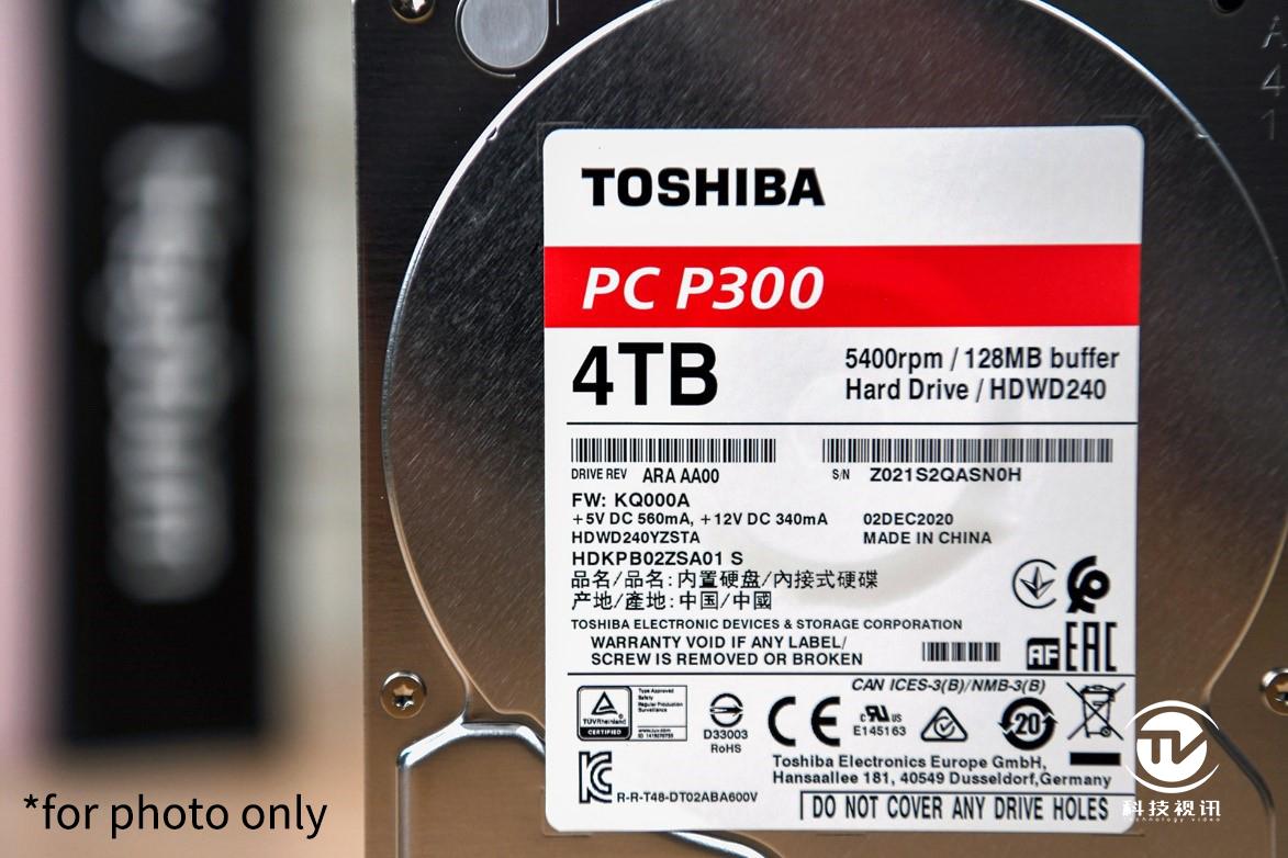 依然是仓储盘的优质选择,东芝P300硬盘4TB评测