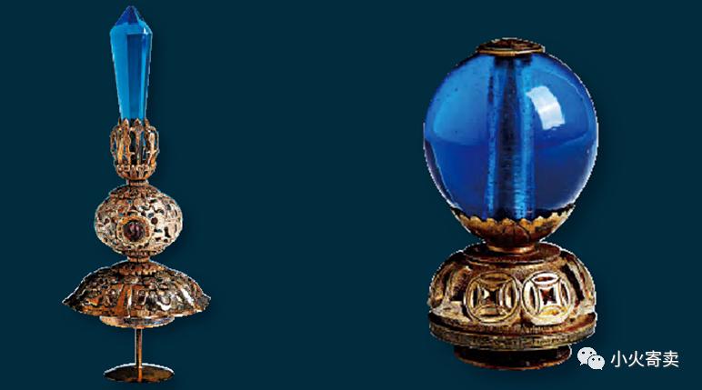 清朝官帽顶鉴别,清代官帽的顶珠的材质