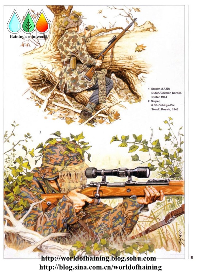 各时期战争中狙击手,战争时期各军的装备