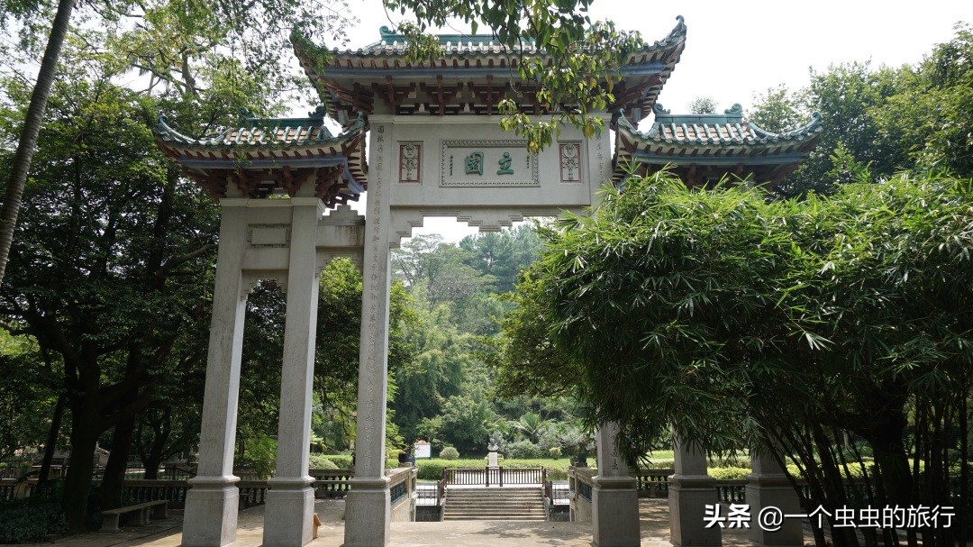 华侨公园全景图,开平立园园林