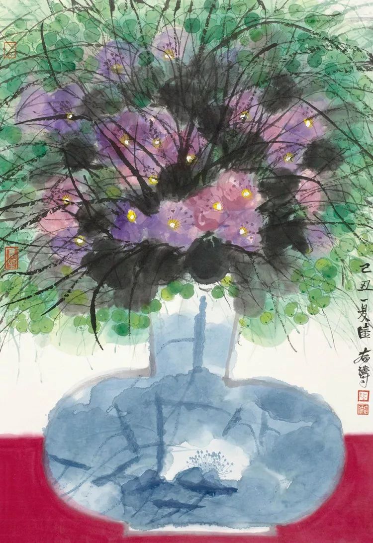 他说画画就是玩玩而已，一不小心成了艺术家