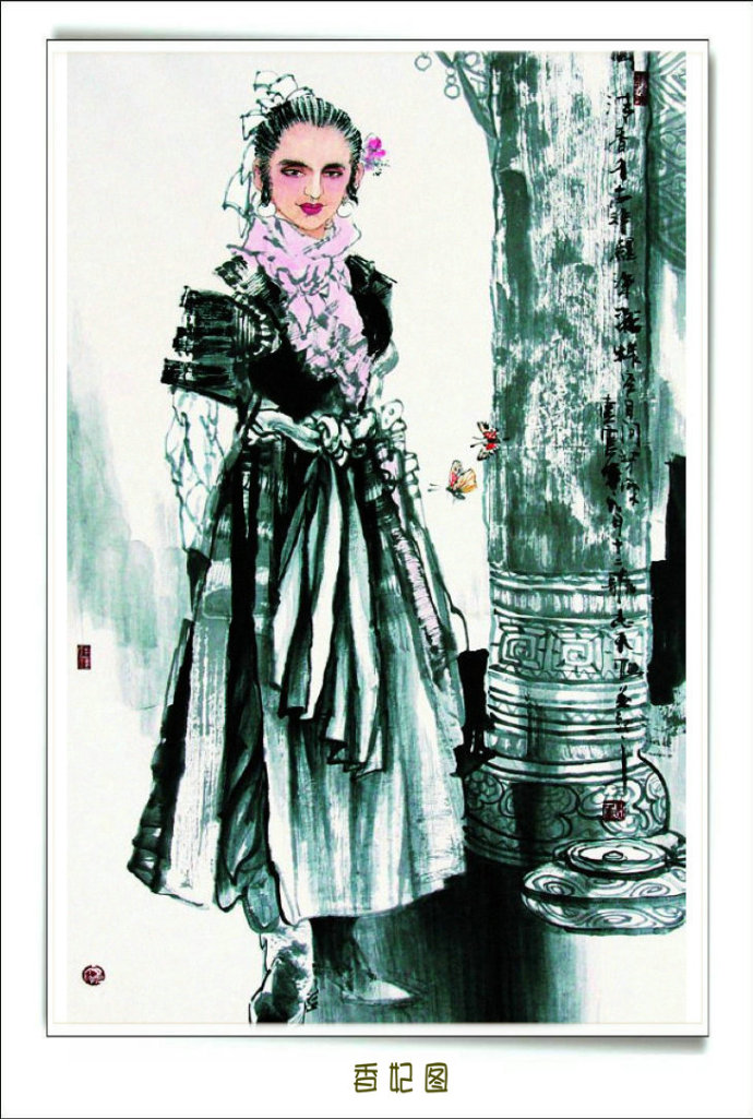 李志远三十张绝美人物画,李智远古风人物画