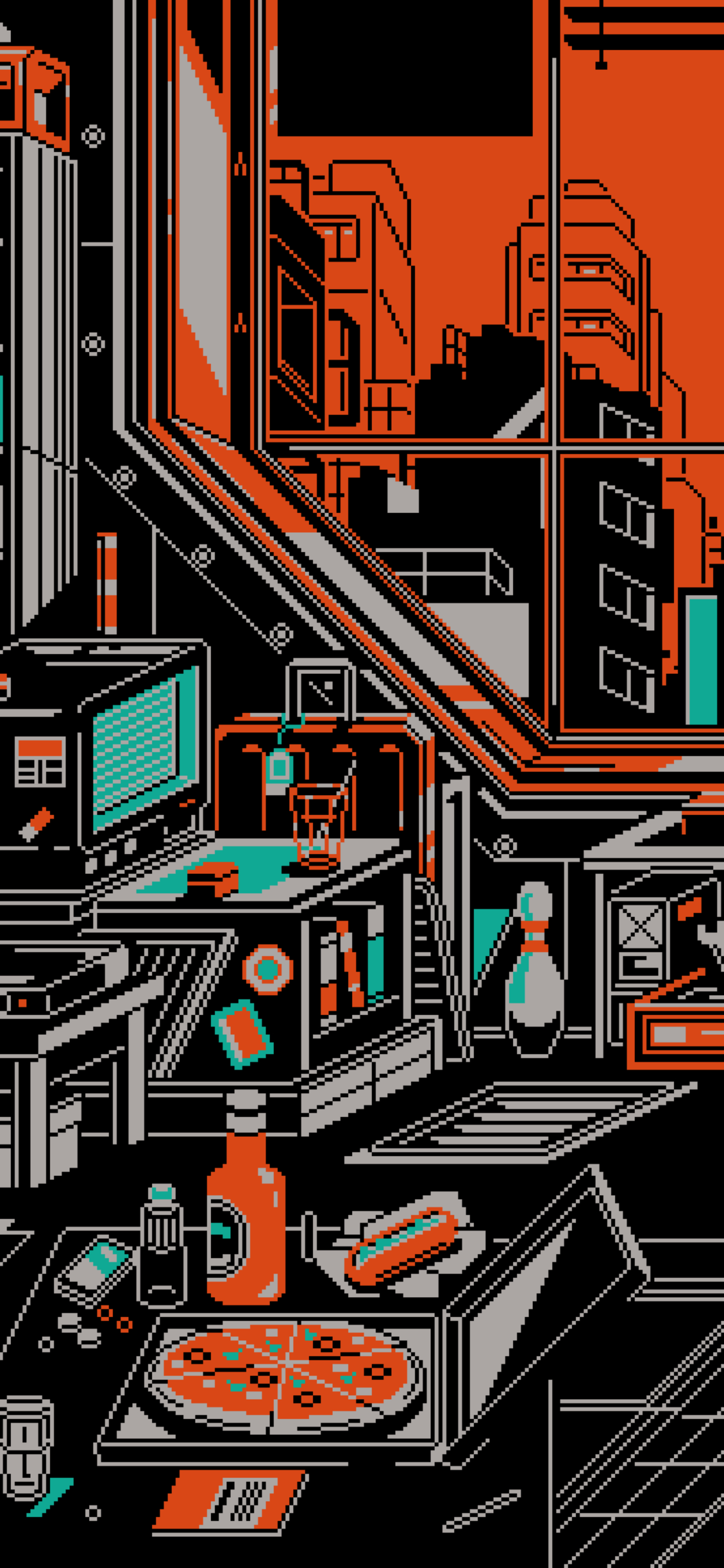 像素风格壁纸图片,像素壁纸真的很耐看