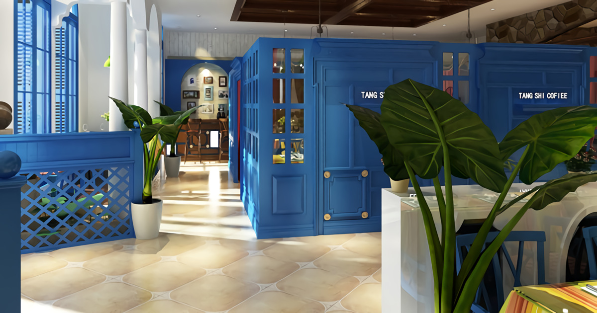 10万元客餐厅装修设计,清新餐厅装修设计公司推荐