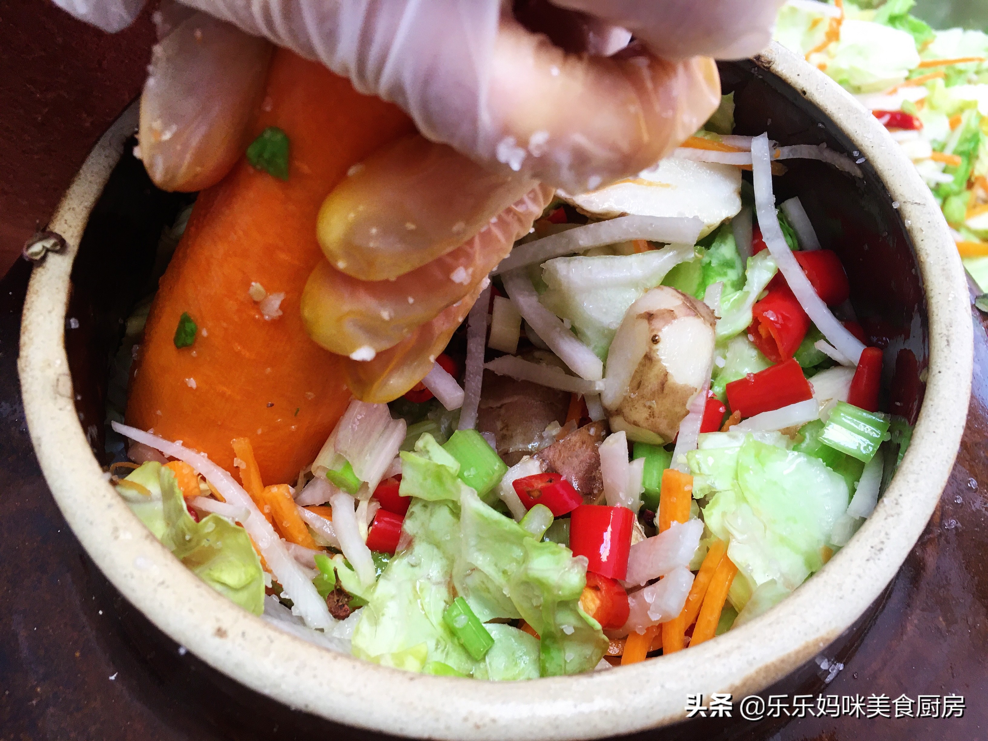 小雪腌菜,小雪腌菜的过程