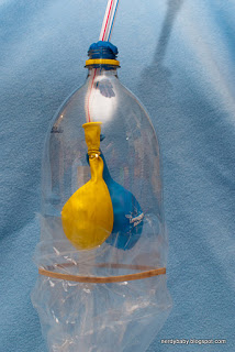 气球套瓶子科学小实验,用塑料瓶和气球变废为宝做成玩具