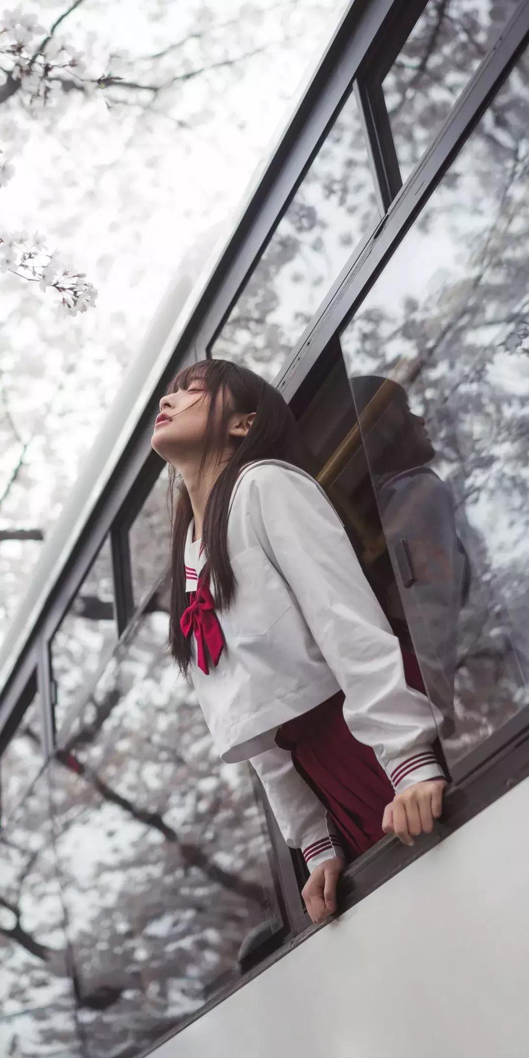 多人黑色jk制服照片壁纸,jk制服女生壁纸高清