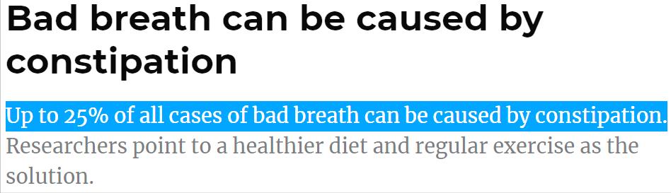 导致口臭的原因有什么呢,口臭的原因一招解决