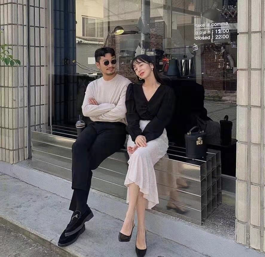 甜甜的情侣装一衣一裙,夏天穿甜甜的情侣装