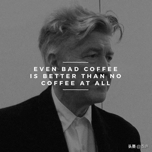 他是电影圈中的咖啡老炮，3岁开始喝咖啡，每天畅饮20杯