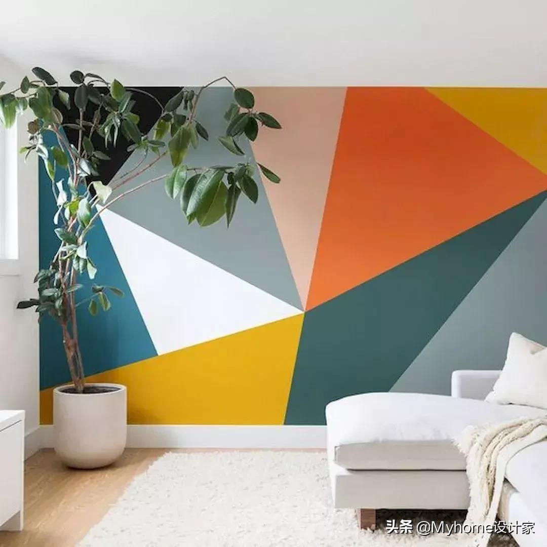 单一色墙过时了！3招色彩墙技巧，引领家居潮流！