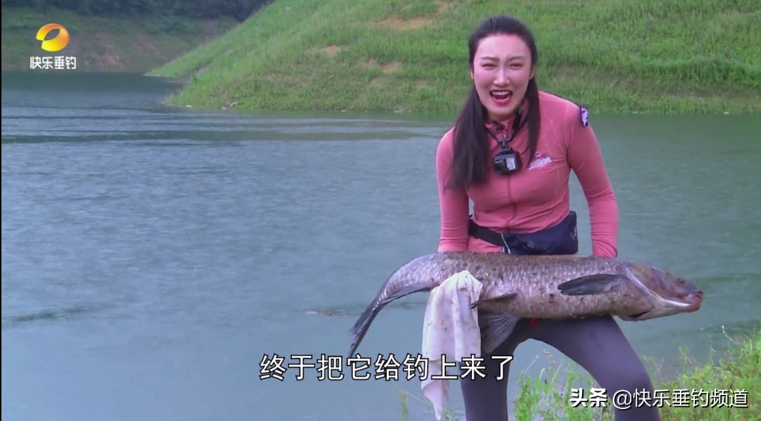 女子和大鱼搏斗,女子与大鱼的搏斗