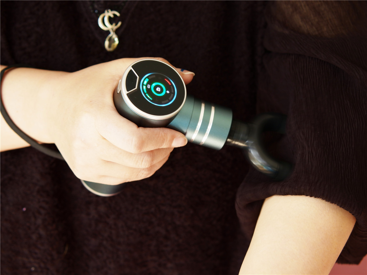 菠萝君筋膜枪miniv2测评,AI模式