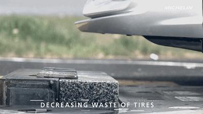 再也不用担心车胎没气了,米其林轮胎不怕爆胎吗