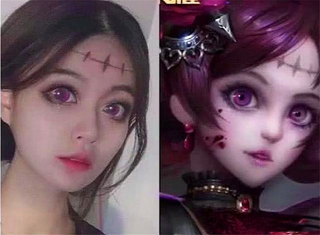 王者cos露娜一生所爱,露娜cos一生所爱奶茶妹