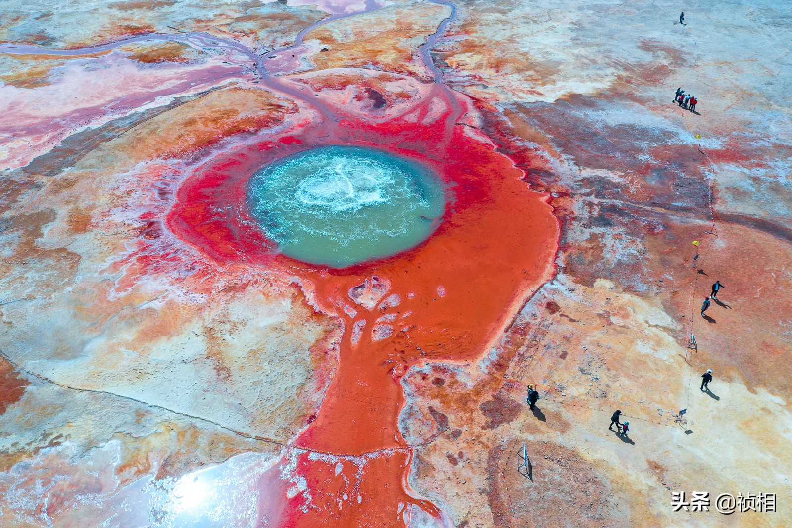 可可西里茫崖艾肯泉魔眼风景,青海恶魔之眼艾肯泉有多深