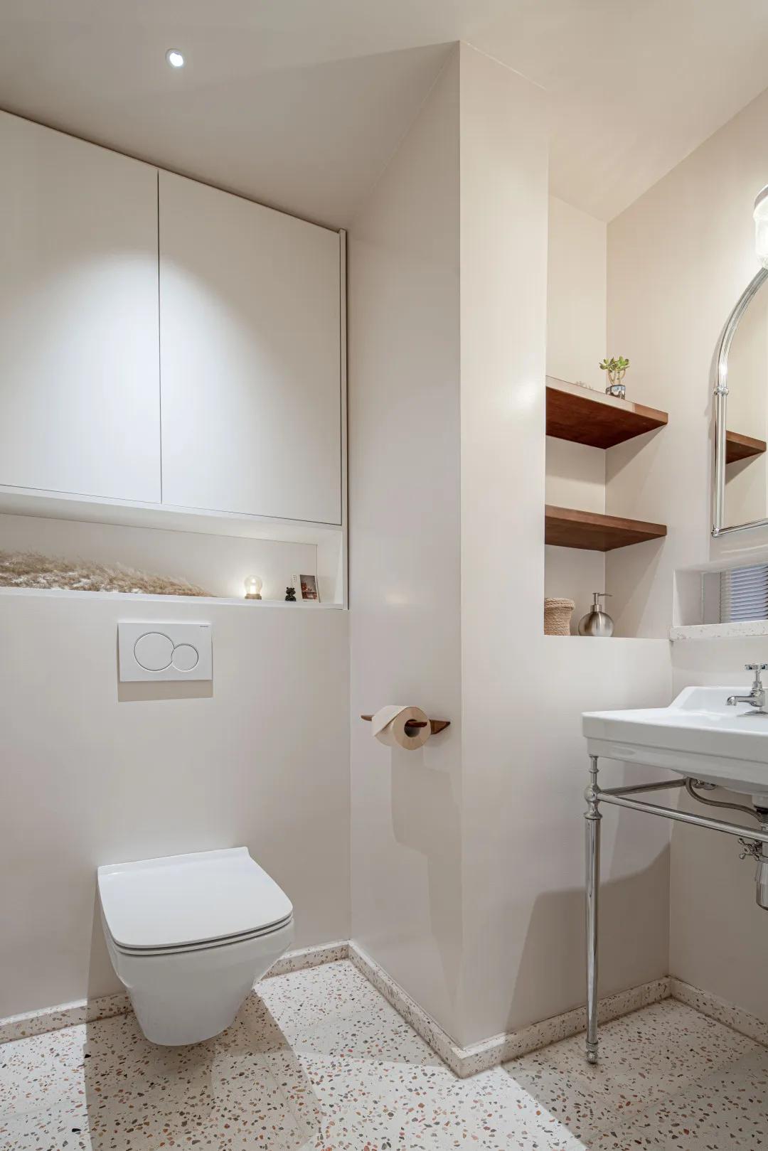 西安母女的111㎡三室暗房，拱形门、水磨石，超强储物力